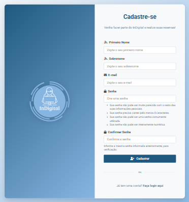 Formulário de cadastro